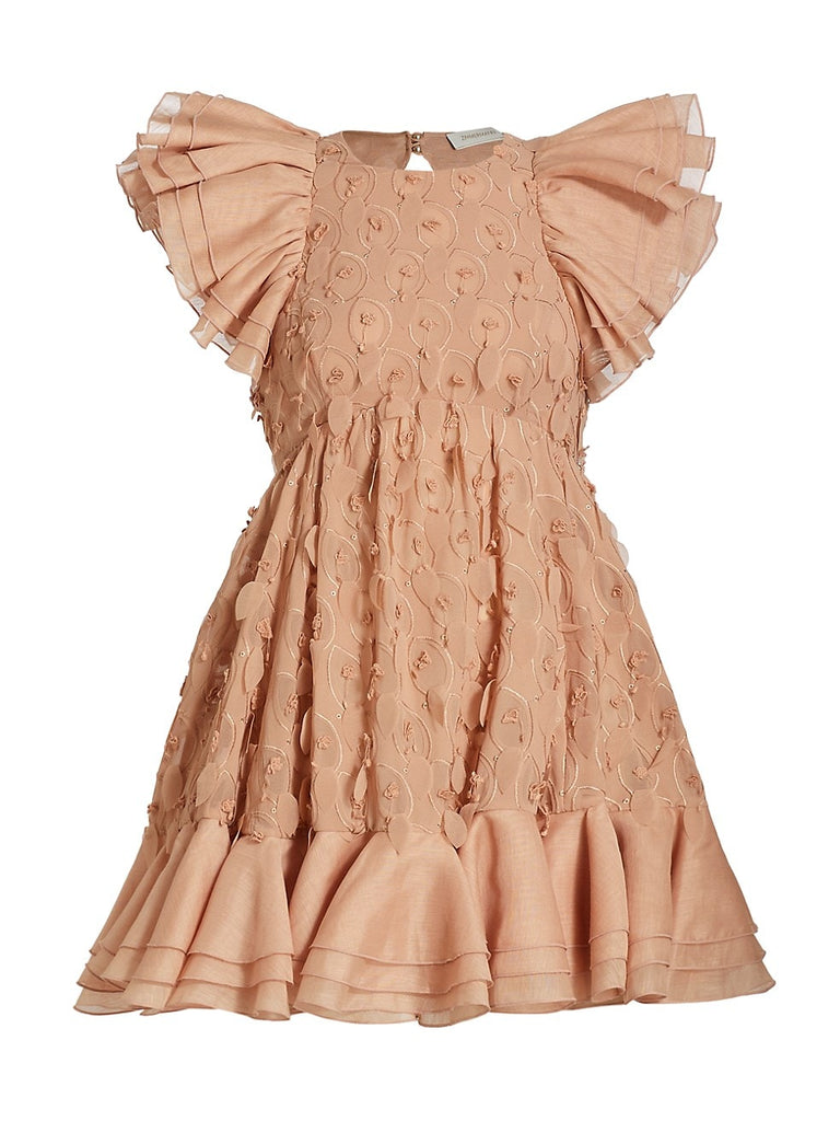 Zimmermann Dancer Frilled Mini Dress (For Hire)