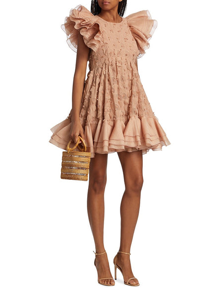 Zimmermann Dancer Frilled Mini Dress (For Hire)