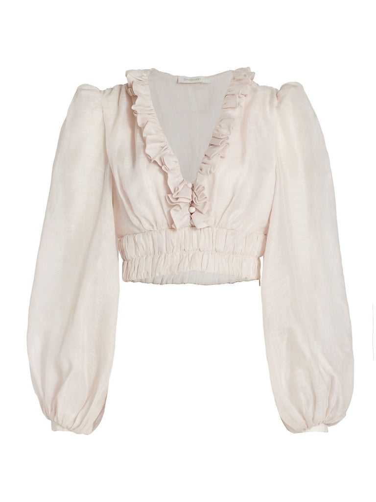 Zimmermann Rhythmic Ruffle Bodice (For Hire)