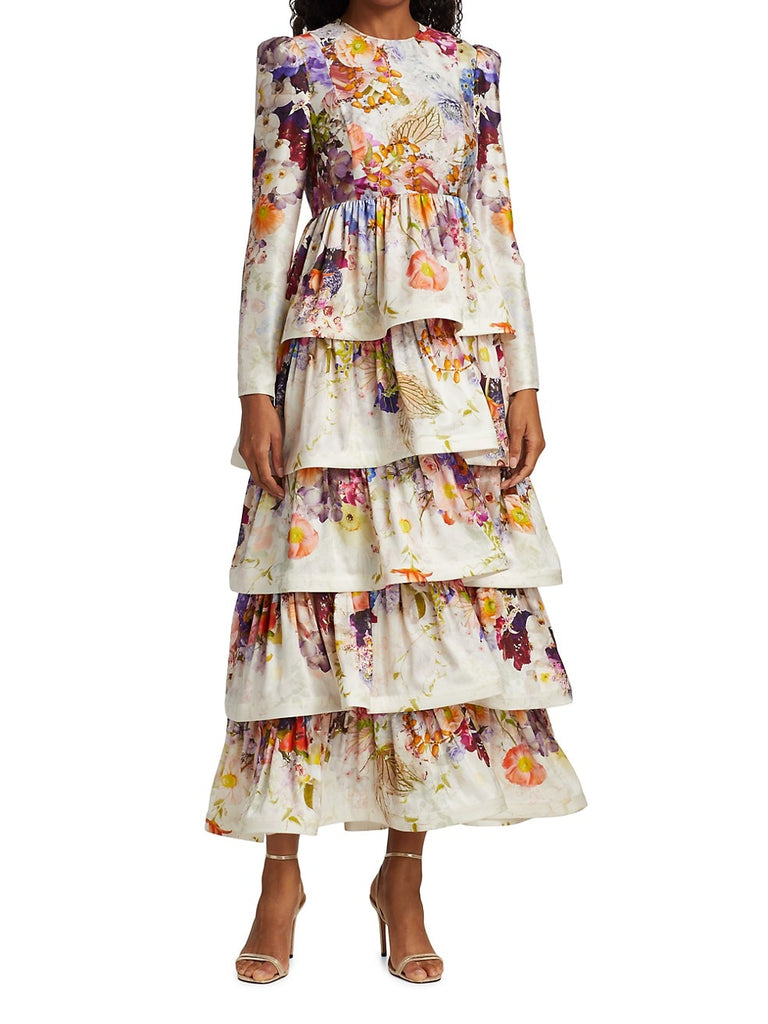 Zimmermann Prima Tiered Gown (For Hire)