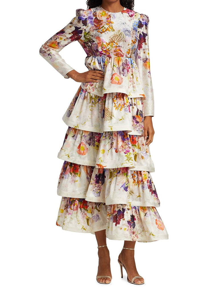 Zimmermann Prima Tiered Gown (For Hire)