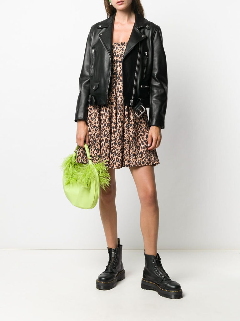 Versace Jeans Couture Leopard Mini Dress (For Hire)