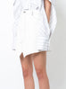 Dion Lee Shadow Stitch Mini Skirt Ivory