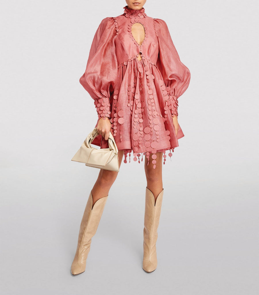 Zimmermann Concert Disc Mini Dress (For Hire)