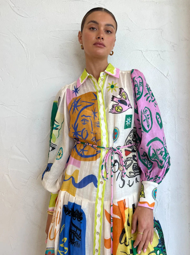 Soleil Patchwork Dress (For Hire)