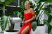 Elle Zeitoune Maise Red Gown Dress (For Hire)
