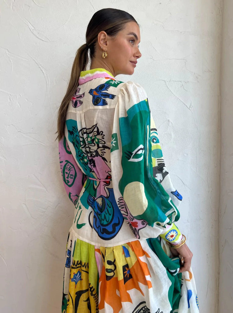 Soleil Patchwork Dress (For Hire)