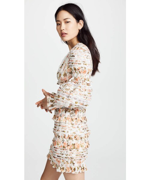 Zimmermann Radiate Smocked Mini Dress (For Hire)