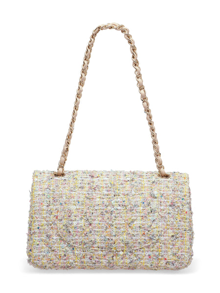 Limited Edition Chanel Garden Party 2.55 Reissue Tweed Classic Flap Bag (For Hire)