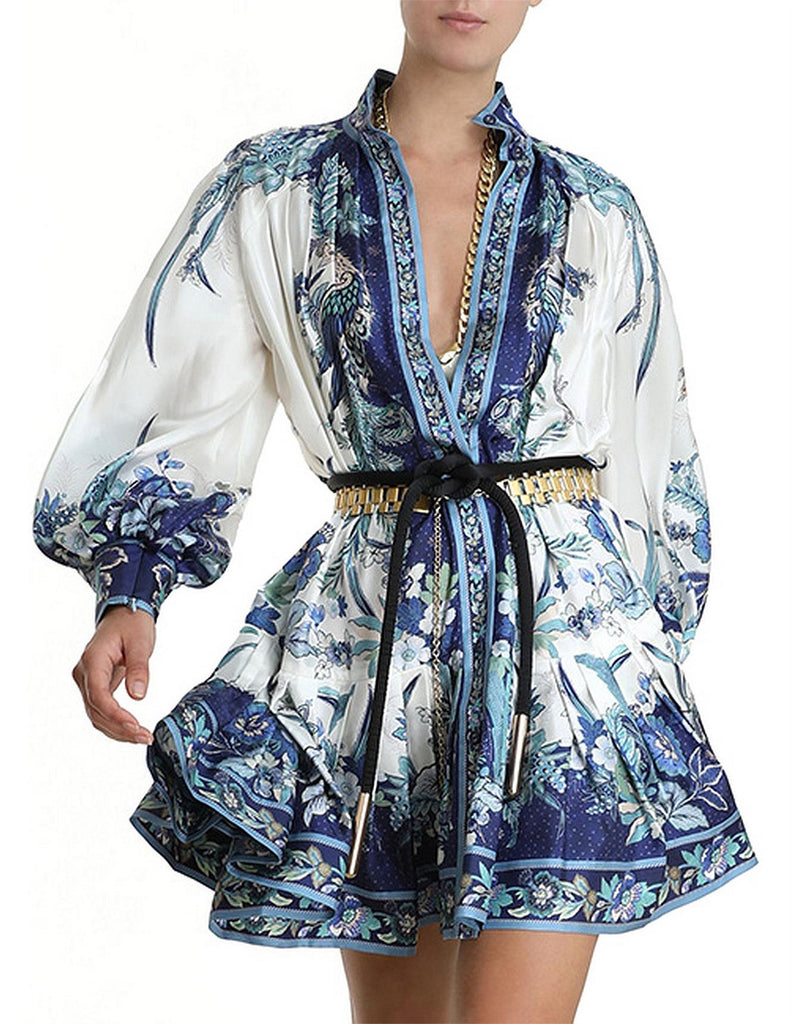 Zimmermann Glassy Placement Mini Dress (For Hire)