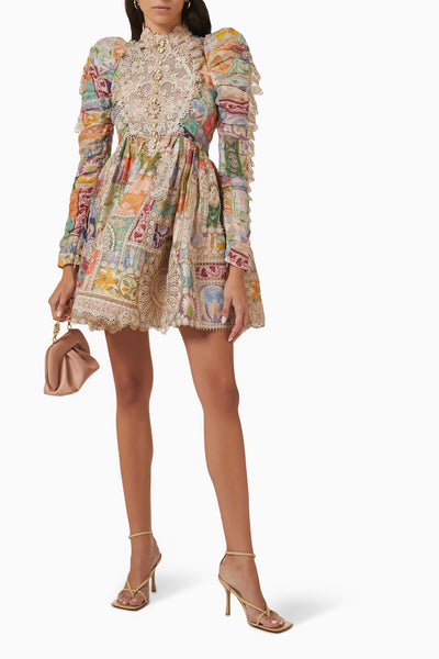Zimmermann Cosmic Zodiac Mini Dress (For Hire) – EKOLUV
