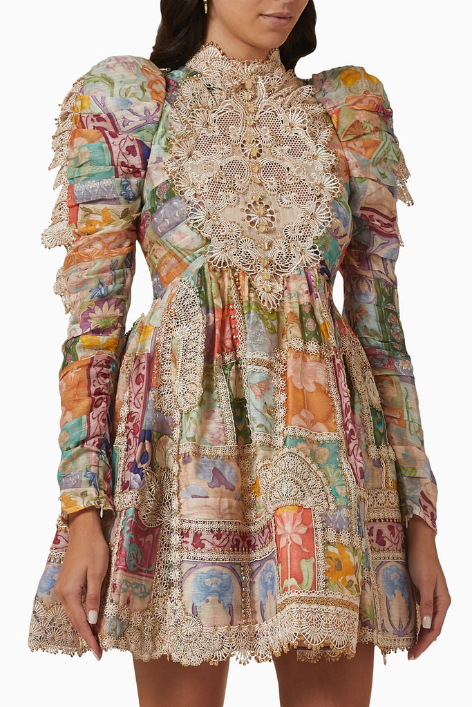 Zimmermann Cosmic Zodiac Mini Dress (For Hire)