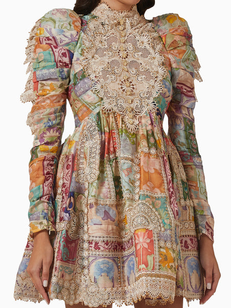 Zimmermann Cosmic Zodiac Mini Dress (For Hire)