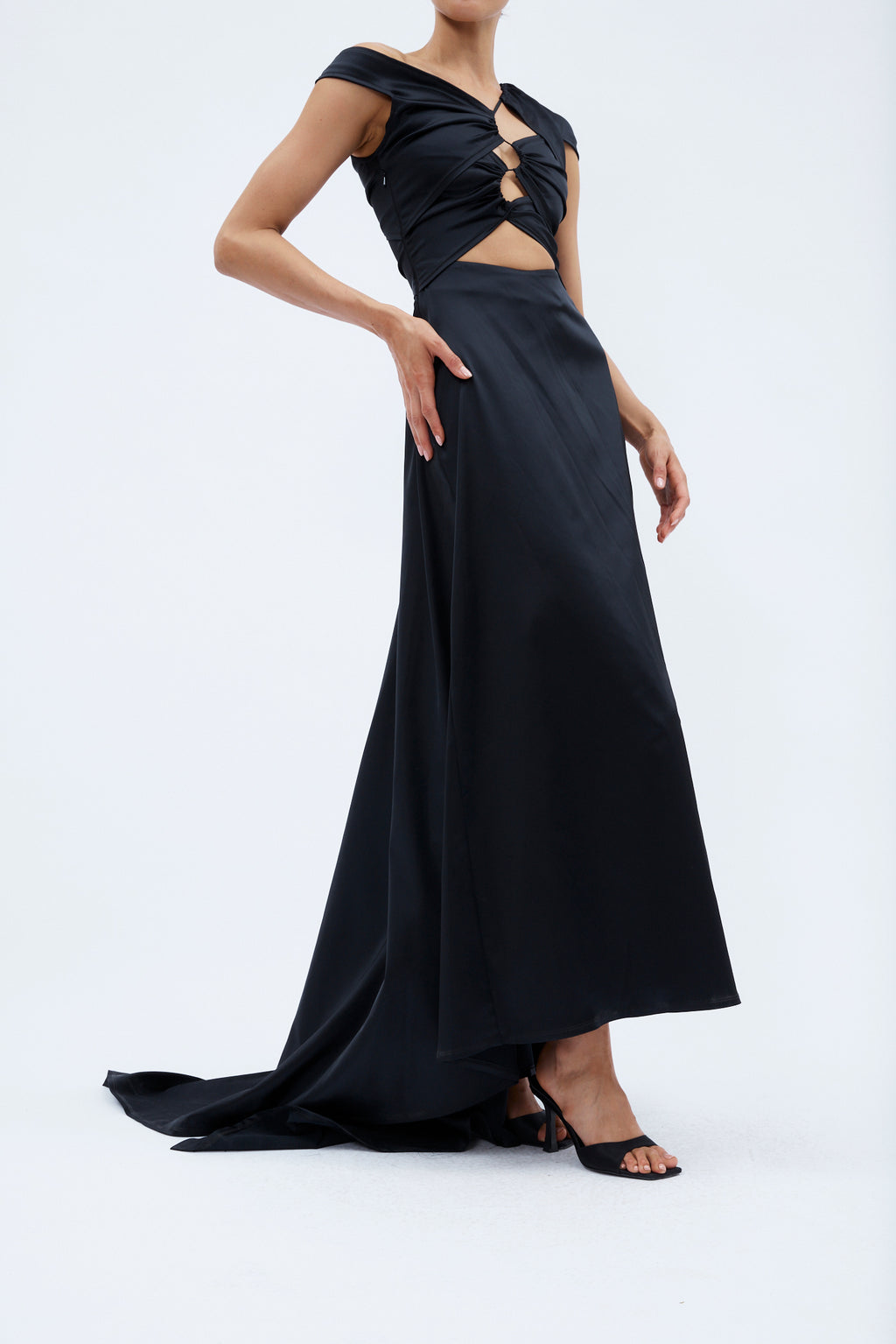 Sid Neigum Inverse Tension Gown Black (For Hire)