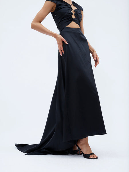 Sid Neigum Inverse Tension Gown Black (For Hire)