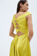 Sid Neigum Inverse Tension Gown Lime (For Hire)