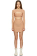 Dion Lee Double Hoisery Mini Dress Desert (For Hire)