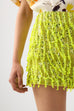AJE Gani Sequin Micro Mini Skirt (For Hire)