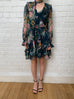 Zimmermann Wavelength Scallop Frill Dress - Teal Daphne Floral