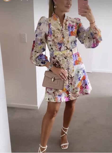 Zimmermann Prima Belted Mini Dress (For Hire)