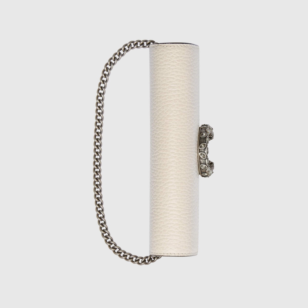 Gucci Dionysus Super Mini Clutch Bag White (for Hire)