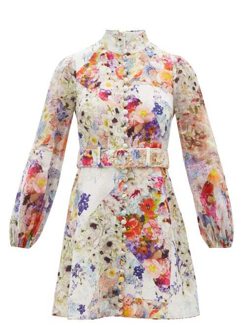Zimmermann Prima Belted Mini Dress (For Hire)