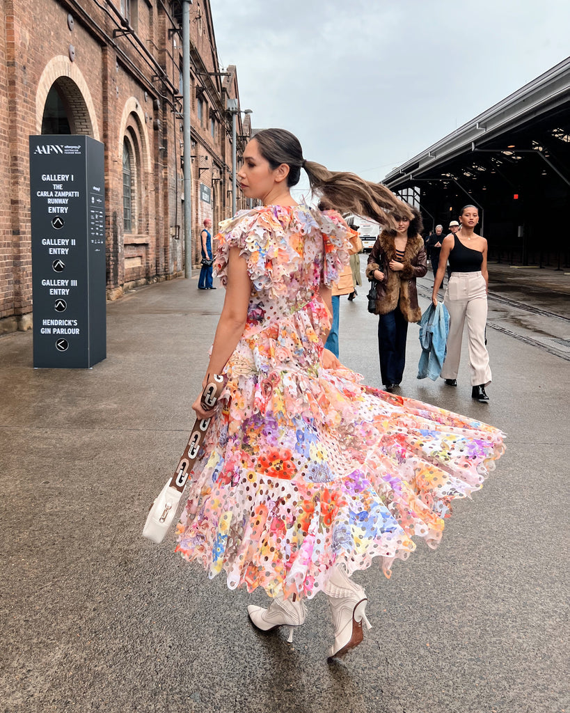 Zimmermann Prima Frilled Gown (For Hire)