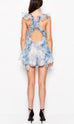 Alice Mccall Sherbert Bomb Playsuit Ocean Blue Floral (For Hire)