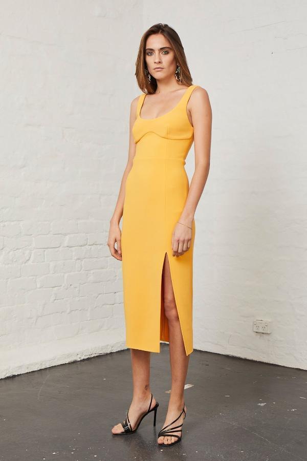 Bec & Bridge Elle Midi Dress (For Hire)