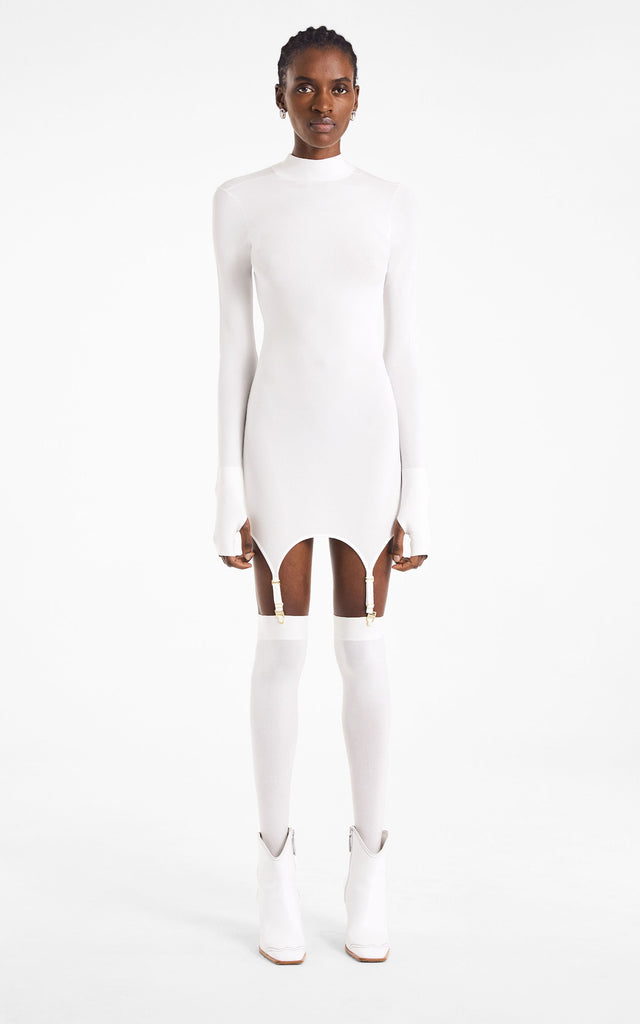 Dion Lee Garter Mini Dress White (For Hire)