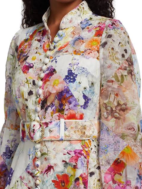 Zimmermann Prima Belted Mini Dress (For Hire)