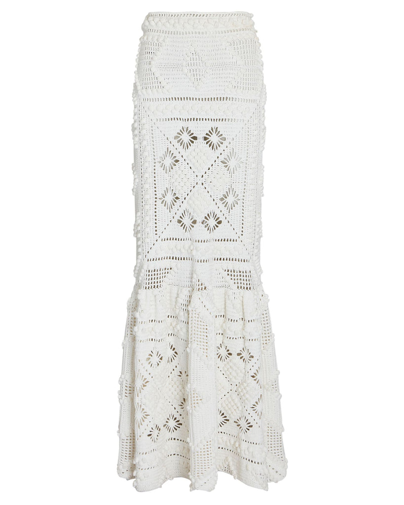 Zimmermann Candescent Hand Crochet Skirt (For Hire)