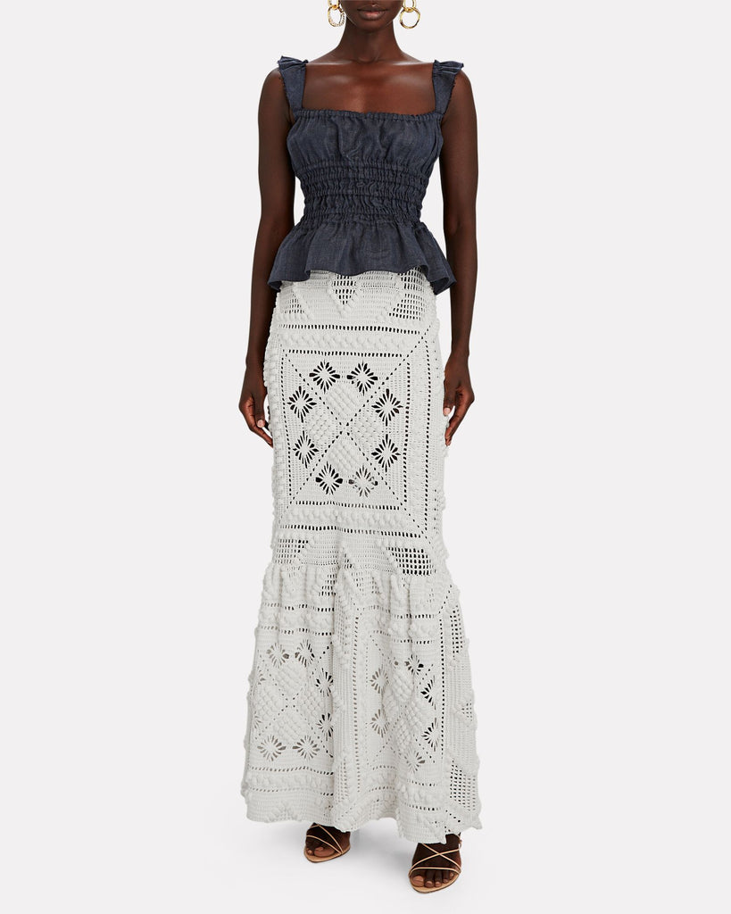 Zimmermann Candescent Hand Crochet Skirt (For Hire)