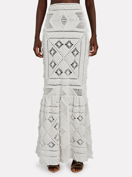 Zimmermann Candescent Hand Crochet Skirt (For Hire)