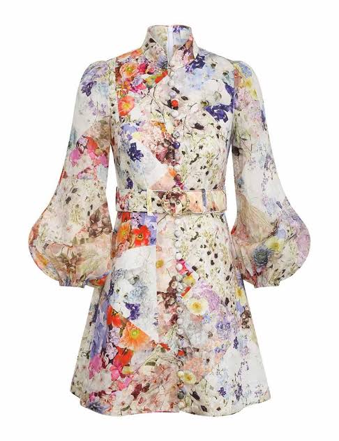 Zimmermann Prima Belted Mini Dress (For Hire)