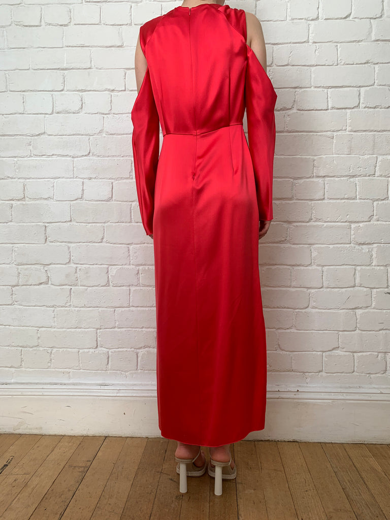 Dion Lee Hot Pink Satin Silk Dress (For Hire)