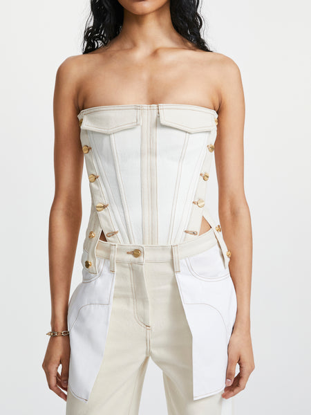 Dion Lee Denim Inverse Utility Corset (For Hire)
