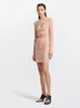 Dion Lee Double Hoisery Mini Dress Desert (For Hire)