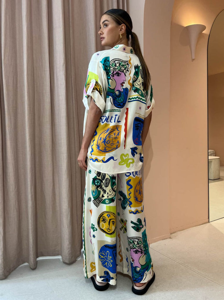 Soleil Shirt And Pant Set (For Hire)