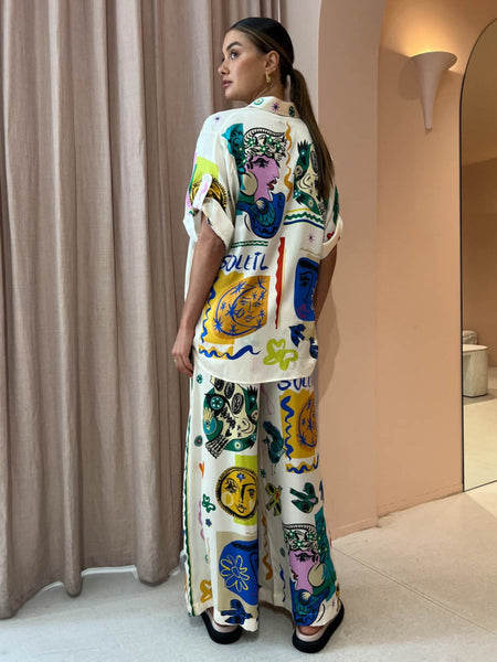 Soleil Shirt And Pant Set (For Hire)