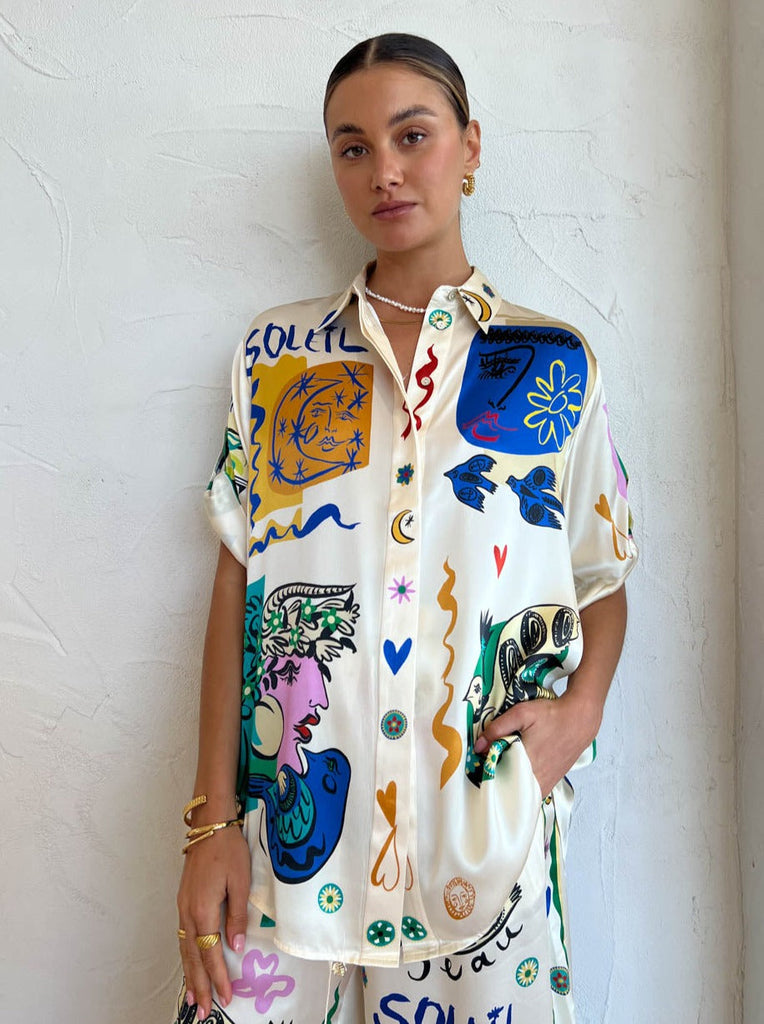 Soleil Shirt And Pant Set (For Hire)