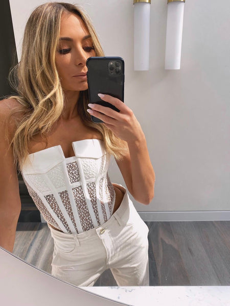 Dion Lee Lace Pocket Corset (For Hire)