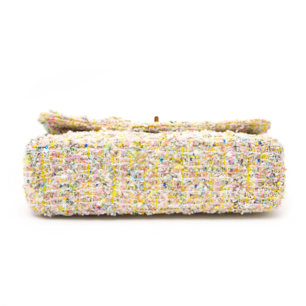 Limited Edition Chanel Garden Party 2.55 Reissue Tweed Classic Flap Bag (For Hire)