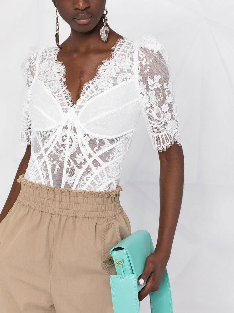 Zimmermann Dancer Lace Blouse (For Hire)