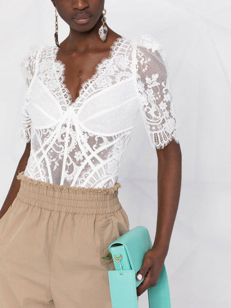 Zimmermann Dancer Lace Blouse (For Hire)