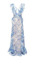 Alice Mccall Oh My Goodness Dress Ocean Blue Floral (For Hire)