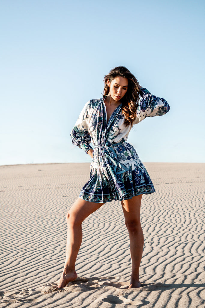 Zimmermann Glassy Placement Mini Dress (For Hire)