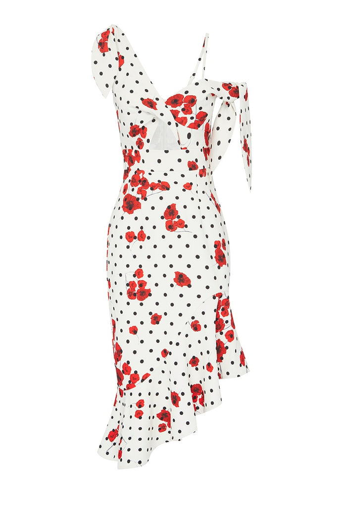 Poppy Dot Dress (For Hire)