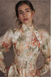 Zimmermann Espionage Floral Corset Silk Dress (For Hire)
