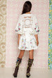 Fillyboo, Dream in Colour - Embroidered Mini Dress in White (For Hire)